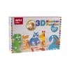 3D Number & Sticker Puzzle