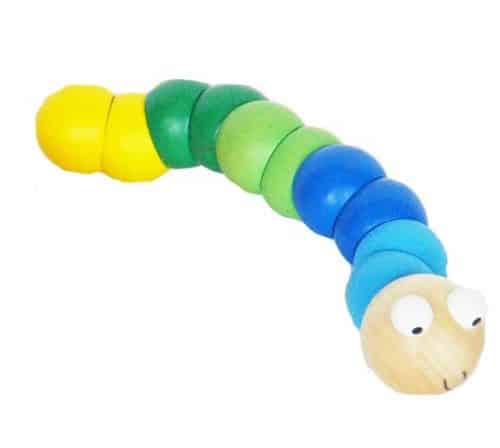 Wooden Jointed Worm