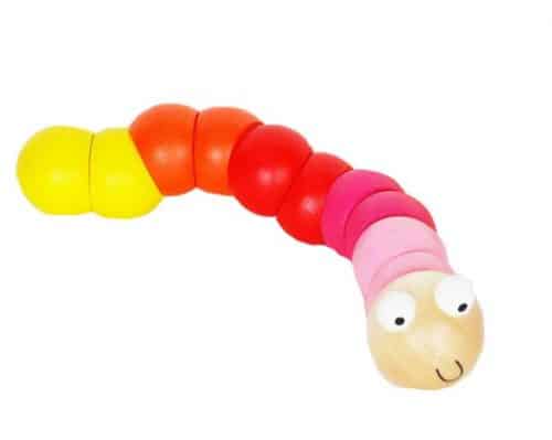 Wooden Jointed Worm