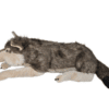 Cuddlekins Jumbo Wolf - Image 2