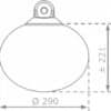 Buoy Ball 'Mandora' 30cm Swing - Image 2
