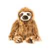 Realistic 57cm sloth plush toy with airbrushed details, soft acrylic fur, and a cuddly seated pose – ideal for kids, adults, and sensory support.