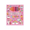 Markerific Scented Colouring Set with six fruity scented markers and 24 pull-out colouring pages for hours of creative fun.