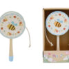 Wooden Bee & Butterfly Hand Drum - Image 2