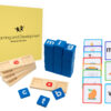Final and Initial Consonant Boards – a hands-on phonics learning kit featuring wooden trays, letter tiles, and word cards to enhance early reading skills.
