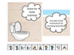 Visual Storytelling Toileting